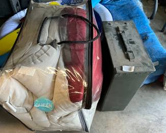 Located inside 2 door attached garage 