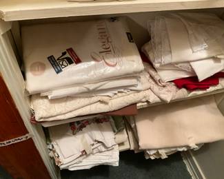 Bedroom closet-more linens