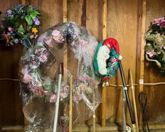 Located inside 2 door attached garage 