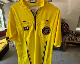 Yellow Soccer Referee Jersey