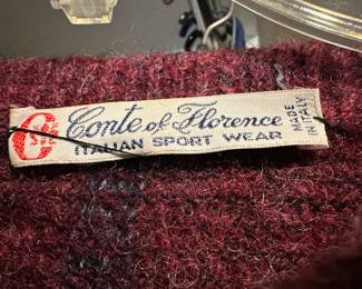 1990s Conte de Florence Wool Knitted Sweater