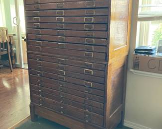 Early 1900's Typesetter Cabinet