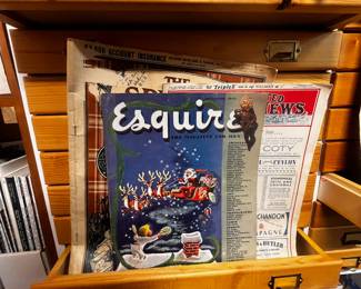 1945 December Esquire Magazine, The Illustrated London News Magazine
