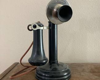 Early 1900s Kellogg Candlestick Telephone