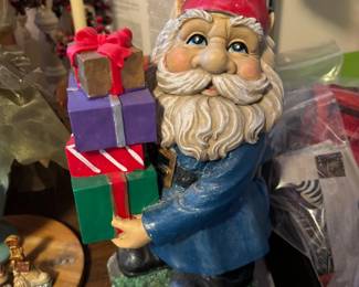Christmas Gnome Statue