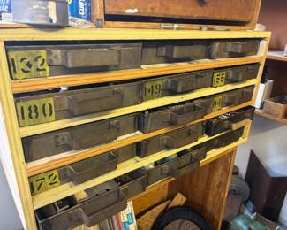 Antique Hardware Chest