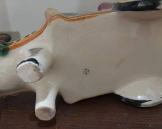 Ceramic Donkey Pulling Cart Planter
