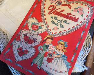 1950s Whitman Punch Out Valentines Cards