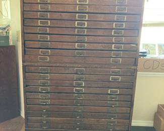 Early 1900's Typesetter Cabinet