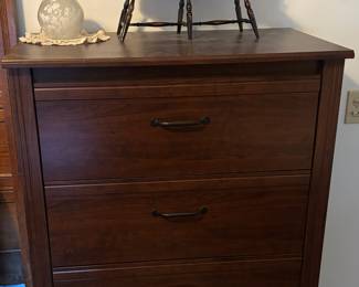 4 Drawer Dark Wood Dresser