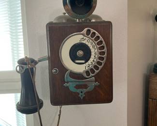1906 Strowger Wall Phone by Automatic Electric Co.