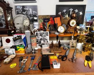 1930s Popular Science Magazines, 1937 Junior Tinkertoy For Beginners, Digital calipers