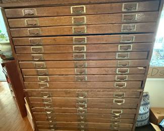 Early 1900's Typesetter Cabinet