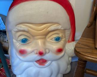 Empire Blow Mold Santa Face