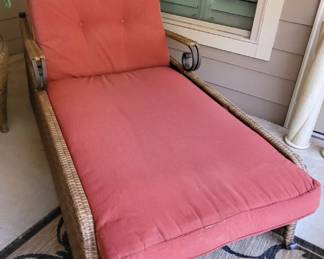 Chaise Lounge with Cushions