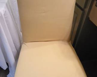 Parsons Chair with "F" Monogram