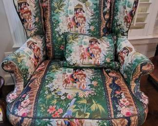 Hickory Wingback Chair (2 available)