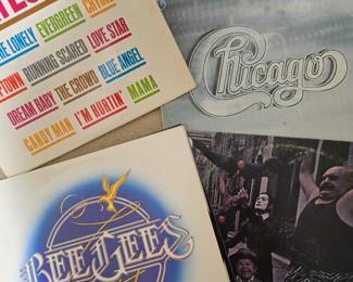 Vinyl records. This is just a sample.