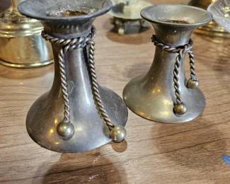 Brass candlesticks