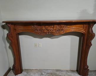 Red Oak Fireplace mantel