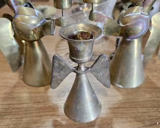 Brass candlesticks