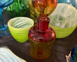 Blenko Glass Amberina