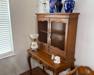 Gorgeous Antique Secretary Desk Cabinet