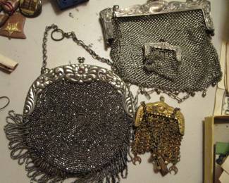 Antique mesh bags
