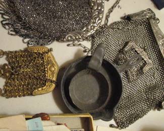 Antique mesh bags