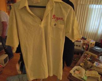 Front of bowling shirt