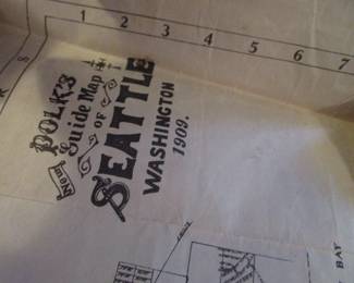 Antique Seattle map