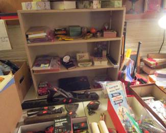 PACKED house full of things great grandparents stored in the attic including thousands of Victorian die cuts, ephemera, tins, advertising and more.