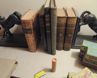 Lots of antique/vintage books