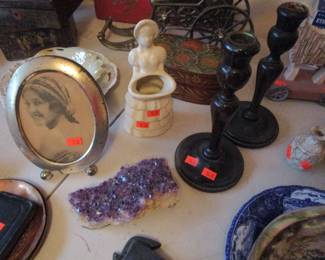 Candlesticks, gems, frames and more