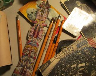 Totem, advertising pencils, World's fair
