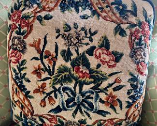 Needlepoint pillow