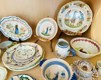 Quimper tableware