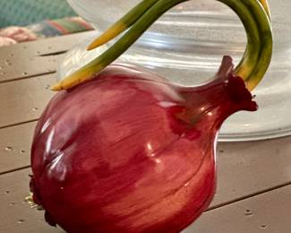 Katherine Houston Porcelain Red Onion