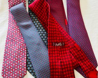 Hermes silk ties