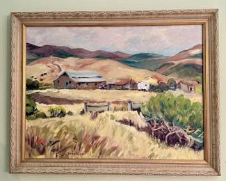 Suha Noursi; original oil Landscape