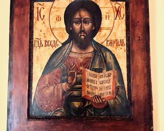 Russian Icon on panel