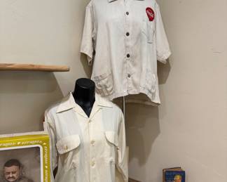 Front of vintage shirts