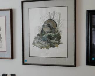 Beautiful framed wildlife art