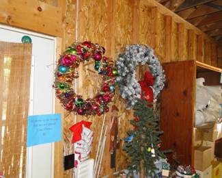 Christmas wreaths too