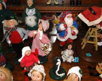 Santa and Carolers