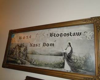 Polish blessing on the home