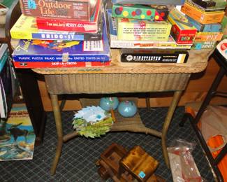 We have vintage games, vintage table, and vintage staff members too
