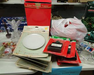 Decorative plates, and non electric lights
