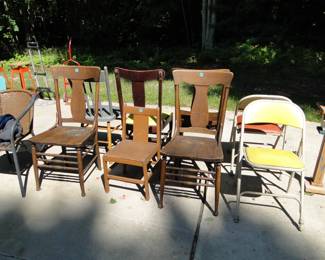 We even set up a musical chairs section on the driveway
