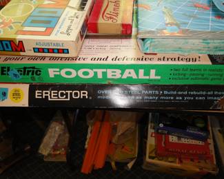Games and more, all of the vintage variety, all with the original boxes